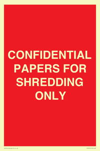 CONFIDENTIAL PAPERS FOR SHREDDING ONLY